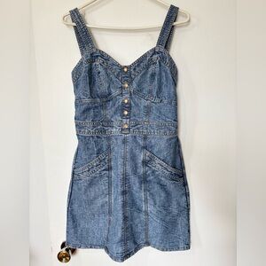 ✨Japna Denim Dress with Button Front - Size M